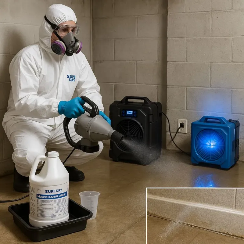 Sanitization and Odor Removal process in Collinsville, MS